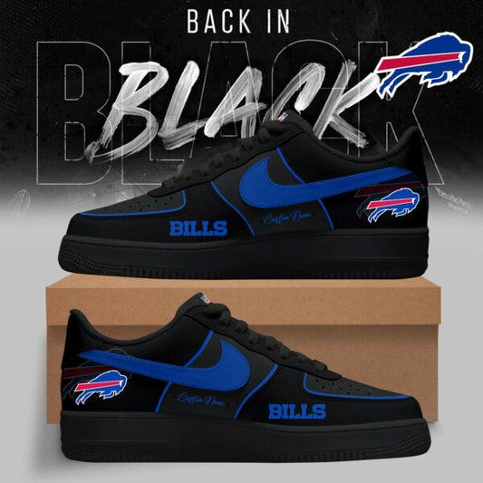 FINAL SALE - NEW CUSTOMIZED NFL03 BFB BUFFALO BILLS AF1 SNEAKERS