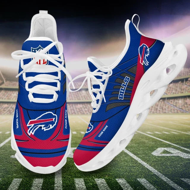 SPECIAL EDITION - NEW CUSTOMIZED NFL03 BFB BUFFALO BILLS UNISEX MAX SOUL SHOES