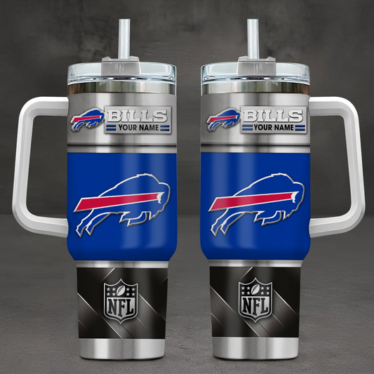 FINAL SALE - NEW CUSTOMIZED NFL03 BFB BUFFALO BILLS TUMBLER CUP