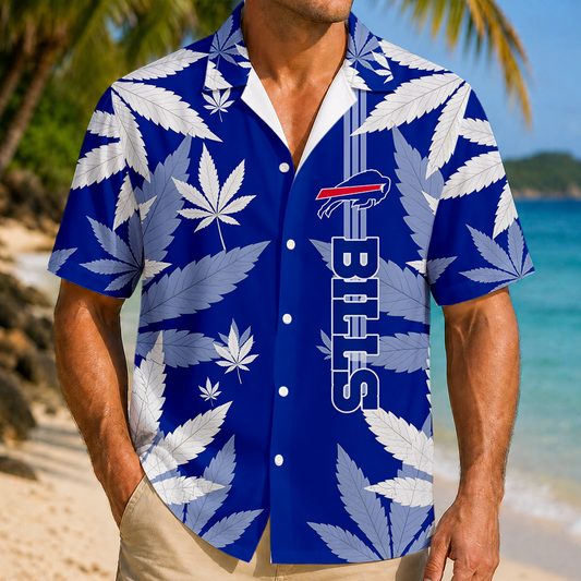 FINAL SALE - NEW CUSTOMIZED NFL03 BFB BUFFALO BILLS UNISEX HAWAIIAN SHIRT