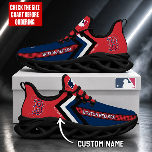 FINAL SALE - NEW CUSTOMIZED MLB03 BRS BOSTON RED SOX MAX SOUL SHOES