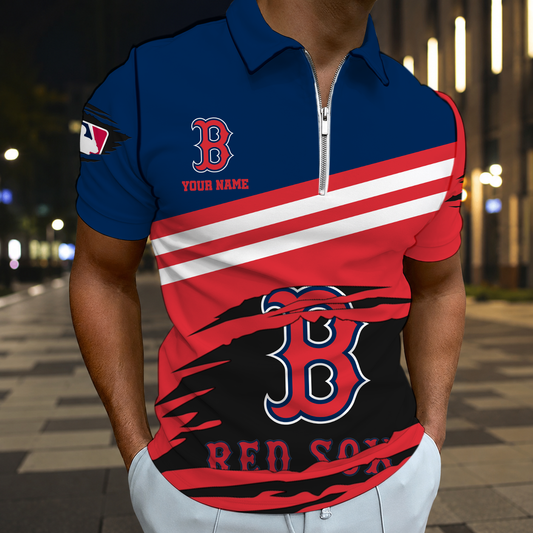 HOT DEAL - NEW CUSTOMIZED MLB03 BRS BOSTON RED SOX T-SHIRT, POLO SHIRT, ZIP POLO SHIRT, SWEATSHIRT, HOODIE & ZIP HOODIE