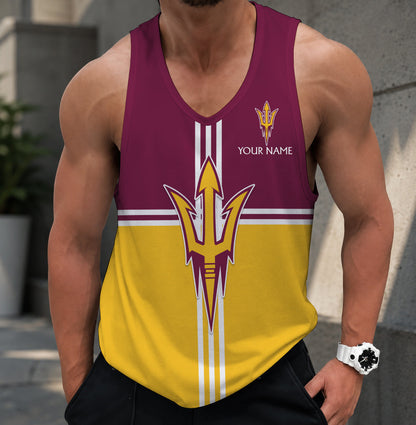 VIRAL EDITION - NEW CUSTOMIZED NCAA FBS04 ASS ARIZONA STATE SUN DEVILS UNISEX TANK TOP