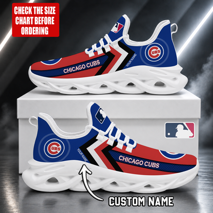 FINAL SALE - NEW CUSTOMIZED MLB04 CCS CHICAGO CUBS MAX SOUL SHOES