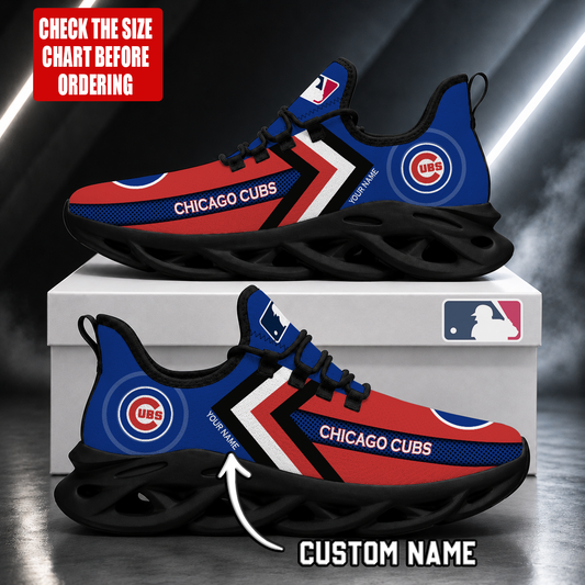 FINAL SALE - NEW CUSTOMIZED MLB04 CCS CHICAGO CUBS MAX SOUL SHOES