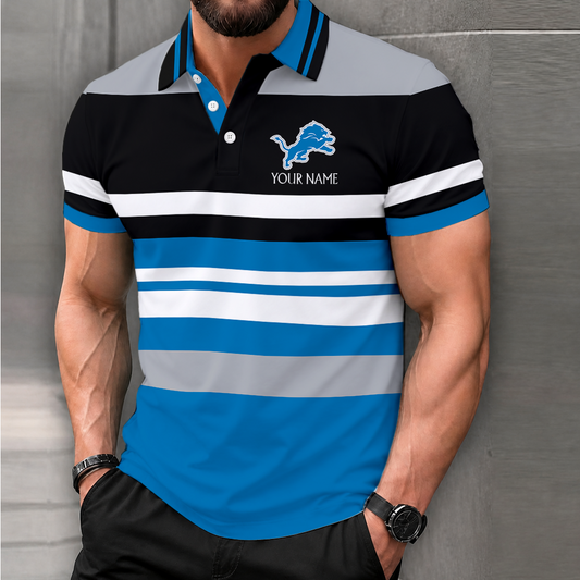 VIRAL EDITION - NEW CUSTOMIZED NFL04 DTL DETROIT LIONS T-SHIRT, POLO SHIRT, ZIP POLO SHIRT, SWEATSHIRT, HOODIE & ZIP HOODIE