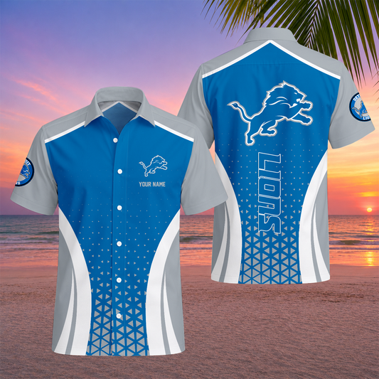 VIRAL EDITION - NEW CUSTOMIZED NFL04 DTL DETROIT LIONS UNISEX HAWAIIAN SHIRT