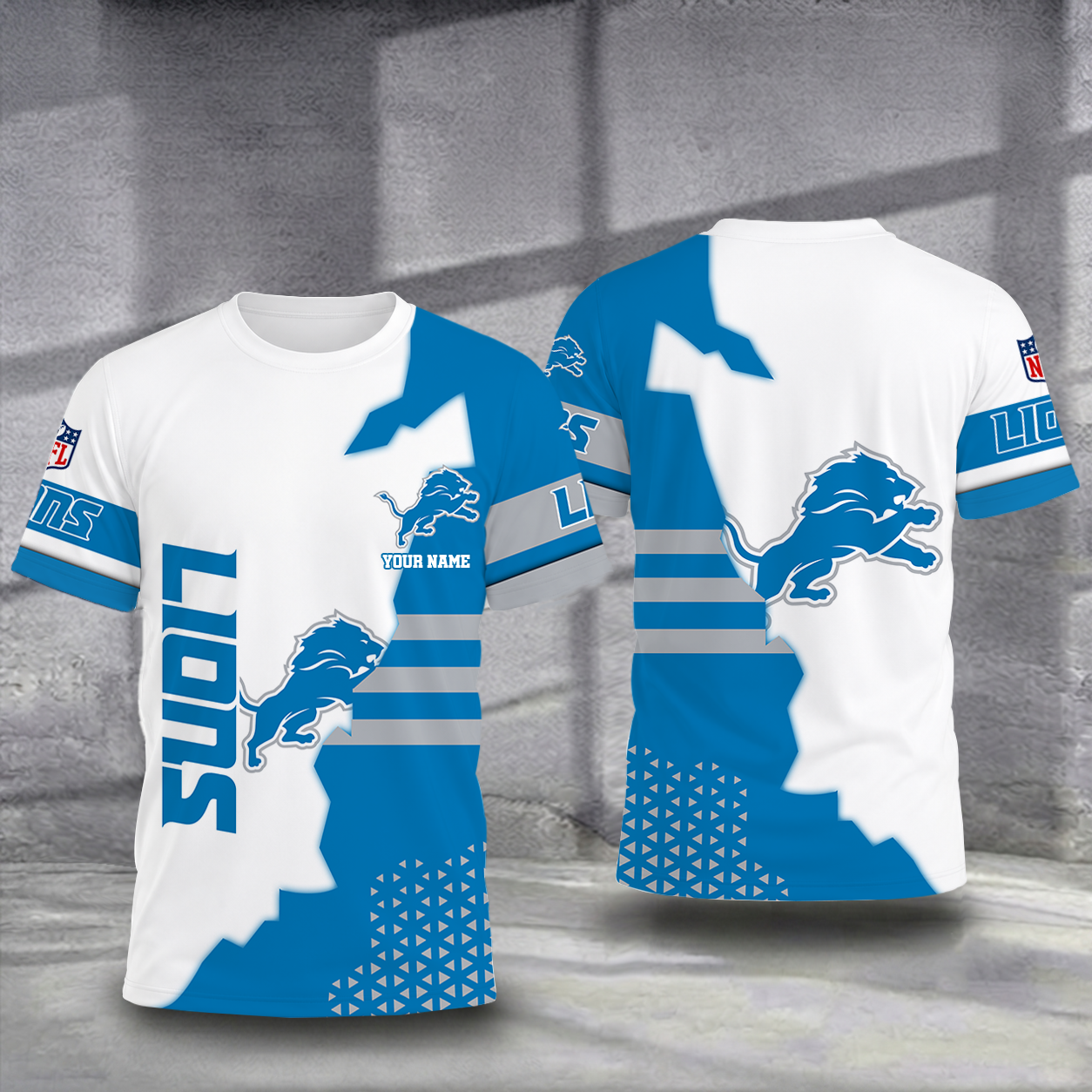 VIRAL EDITION - NEW CUSTOMIZED NFL04 DTL DETROIT LIONS T-SHIRT, POLO SHIRT, ZIP POLO SHIRT, SWEATSHIRT, HOODIE & ZIP HOODIE