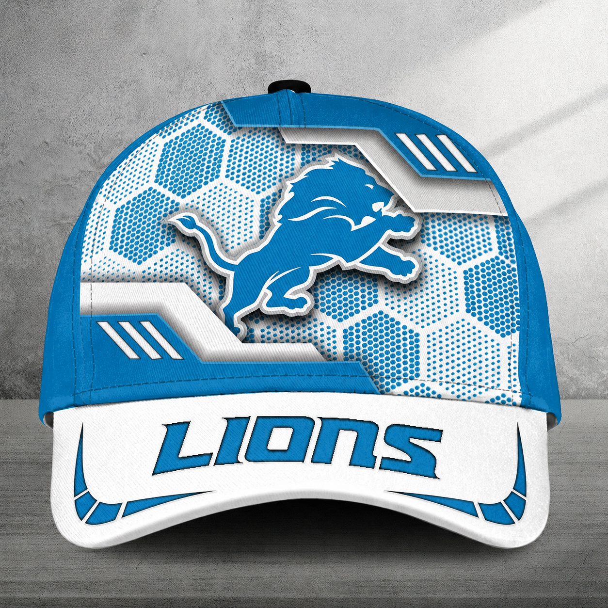 FINAL SALE - NEW CUSTOMIZED NFL04 DTL DETROIT LIONS CLASSIC CAP
