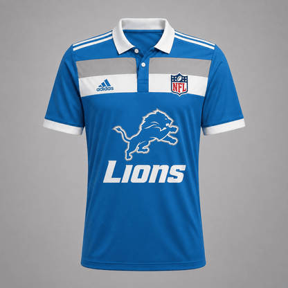 SPECIAL EDITION - NEW CUSTOMIZED NFL04 DTL DETROIT LIONS T-SHIRT, POLO SHIRT, ZIP POLO SHIRT, SWEATSHIRT, HOODIE & ZIP HOODIE