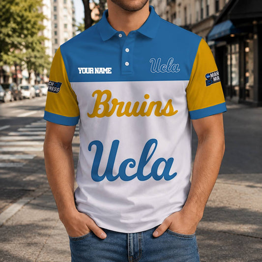 MEGA SALE - NEW CUSTOMIZED NCAA MAM04 UCB UCLA BRUINS T-SHIRT, POLO SHIRT, ZIP POLO SHIRT, SWEATSHIRT, HOODIE & ZIP HOODIE
