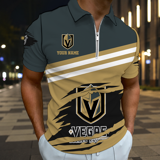 VIRAL EDITION - NEW CUSTOMIZED NHL04 VGK VEGAS GOLDEN KNIGHTS T-SHIRT, POLO SHIRT, ZIP POLO SHIRT, SWEATSHIRT, HOODIE & ZIP HOODIE