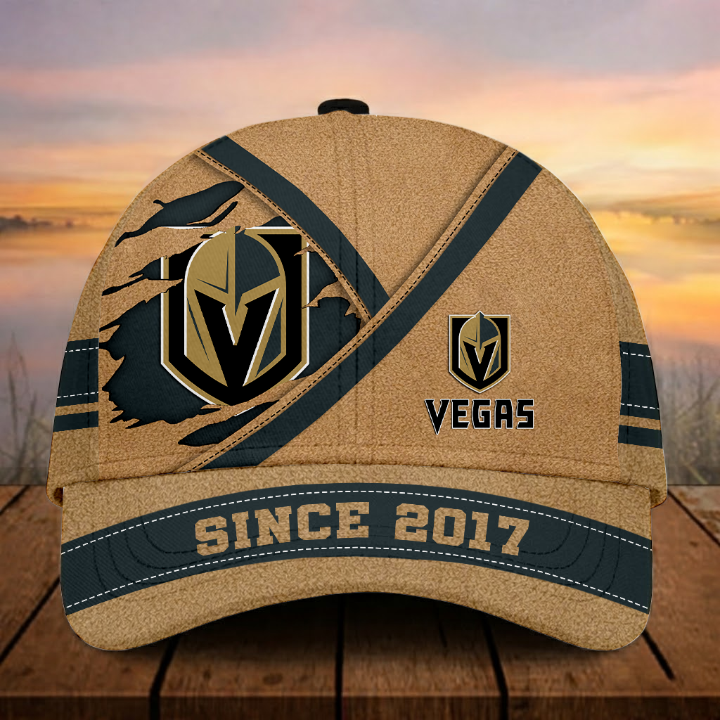 LIMITED EDITION - NEW CUSTOMIZED NHL04 VGK VG KNIGHTS CLASSIC CAP