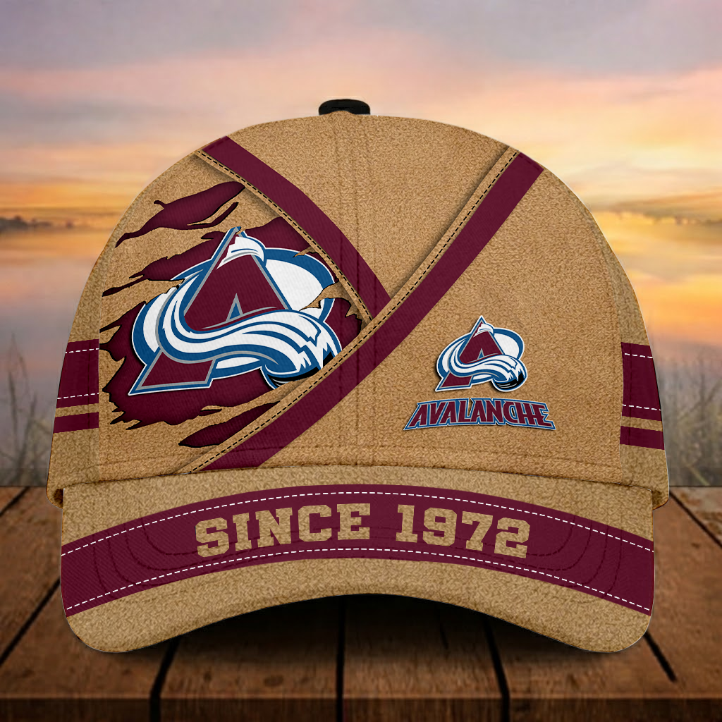 LIMITED EDITION - NEW CUSTOMIZED NHL05 CAL CL AVALANCHE CLASSIC CAP