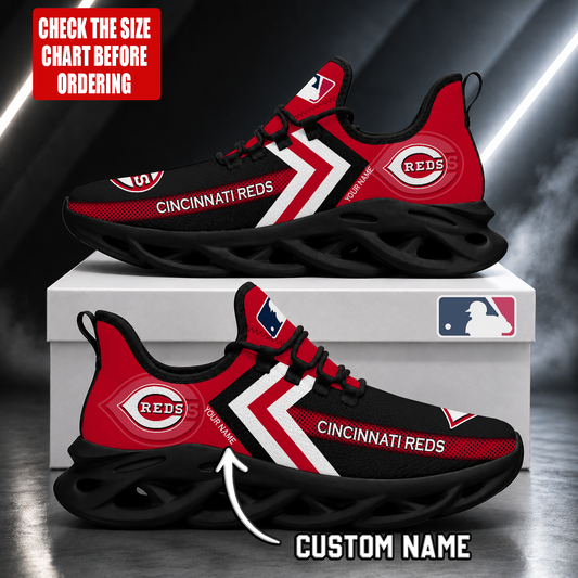 FINAL SALE - NEW CUSTOMIZED MLB05 CRS CINCINNATI REDS MAX SOUL SHOES