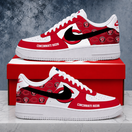 VIRAL EDITION - NEW CUSTOMIZED MLB05 CRS CINCINNATI REDS AF1 SHOES
