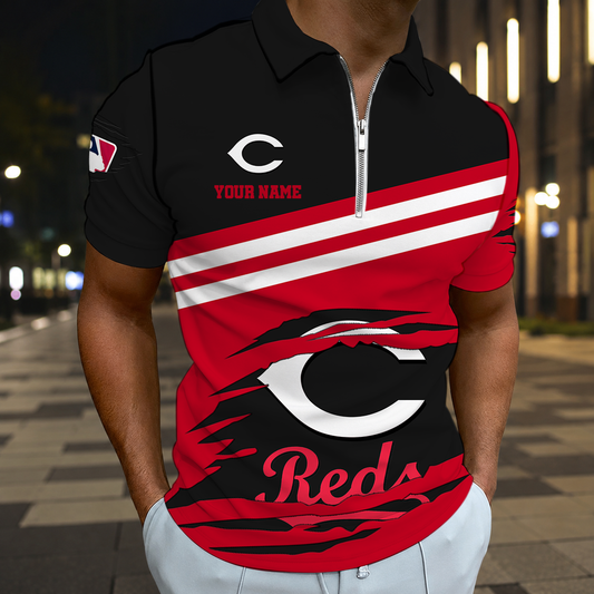 HOT DEAL - NEW CUSTOMIZED MLB05 CRS CINCINNATI REDS T-SHIRT, POLO SHIRT, ZIP POLO SHIRT, SWEATSHIRT, HOODIE & ZIP HOODIE