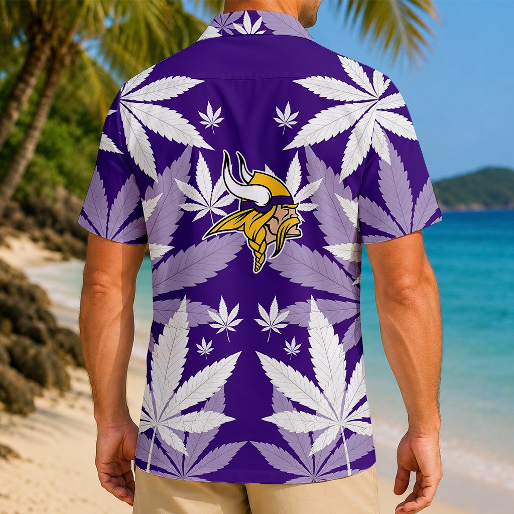 FINAL SALE - NEW CUSTOMIZED NFL05 MVK MINNESOTA VIKINGS UNISEX HAWAIIAN SHIRT