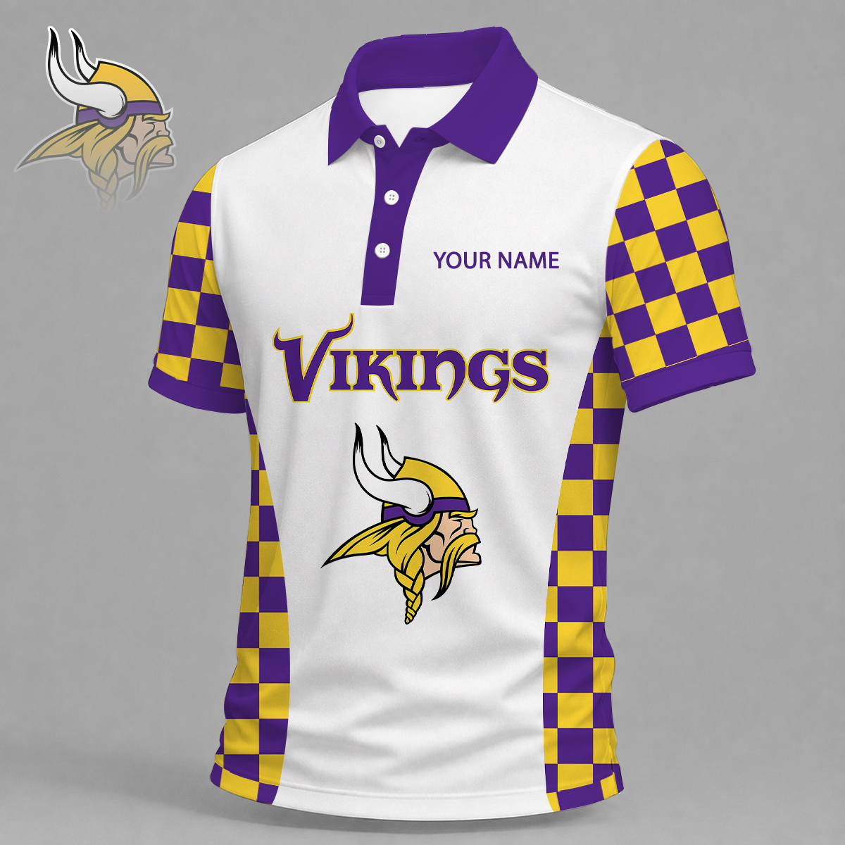 LIMITED EDITION - NEW CUSTOMIZED NFL05 MVK MINNESOTA VIKINGS T-SHIRT, POLO SHIRT, ZIP POLO SHIRT, SWEATSHIRT, HOODIE & ZIP HOODIE
