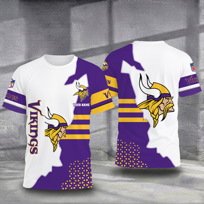 VIRAL EDITION - NEW CUSTOMIZED NFL05 MVK MINNESOTA VIKINGS T-SHIRT, POLO SHIRT, ZIP POLO SHIRT, SWEATSHIRT, HOODIE & ZIP HOODIE
