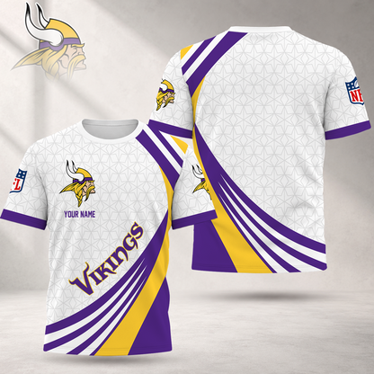 FINAL SALE - NEW CUSTOMIZED NFL05 MVK MINNESOTA VIKINGS T-SHIRT, POLO SHIRT, ZIP POLO SHIRT, SWEATSHIRT, HOODIE & ZIP HOODIE