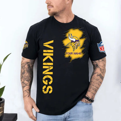 VIRAL EDITION - NEW CUSTOMIZED NFL05 MVK MINNESOTA VIKINGS T-SHIRT, POLO SHIRT, ZIP POLO SHIRT, SWEATSHIRT, HOODIE & ZIP HOODIE