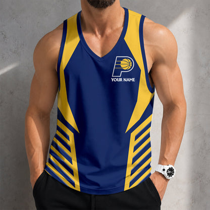SPECIAL EDITION - NEW CUSTOMIZED NBA06 IPA INDIANA PACERS MEN'S TANK TOP
