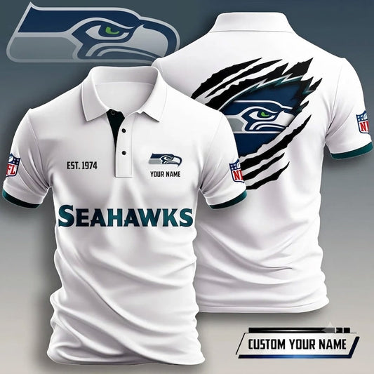 FLASH SALE - NEW CUSTOMIZED NFL06 SSH SEATTLE SEAHAWKS T-SHIRT, POLO SHIRT, ZIP POLO SHIRT, HOODIE, ZIP HOODIE & SWEATSHIRT