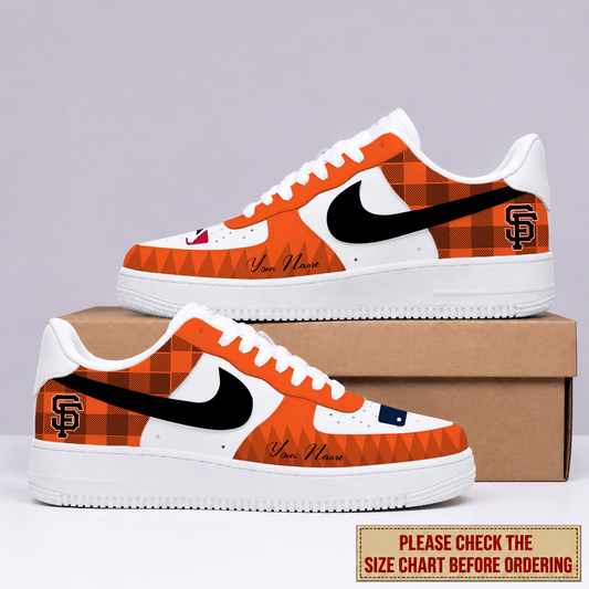 VIRAL EDITION - NEW CUSTOMIZED MLB06 SFG SAN FRANCISCO GIANTS AF1 SHOES
