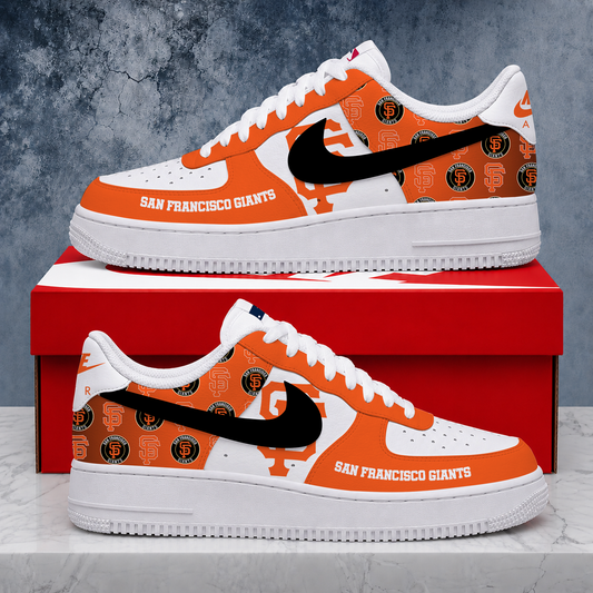 VIRAL EDITION - NEW CUSTOMIZED MLB06 SFG SAN FRANCISCO GIANTS AF1 SHOES