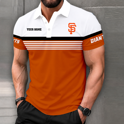 LIMITED EDITION - NEW CUSTOMIZED MLB06 SFG SAN FRANCISCO GIANTS POLO SHIRT