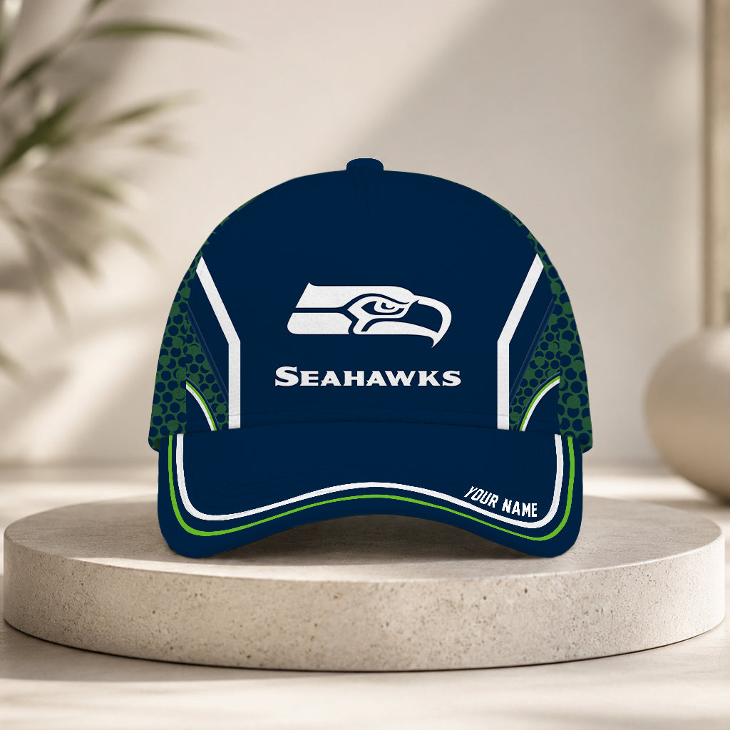 SPECIAL EDITION - NEW CUSTOMIZED NFL06 SSH SEATTLE SEAHAWKS CLASSIC CAP