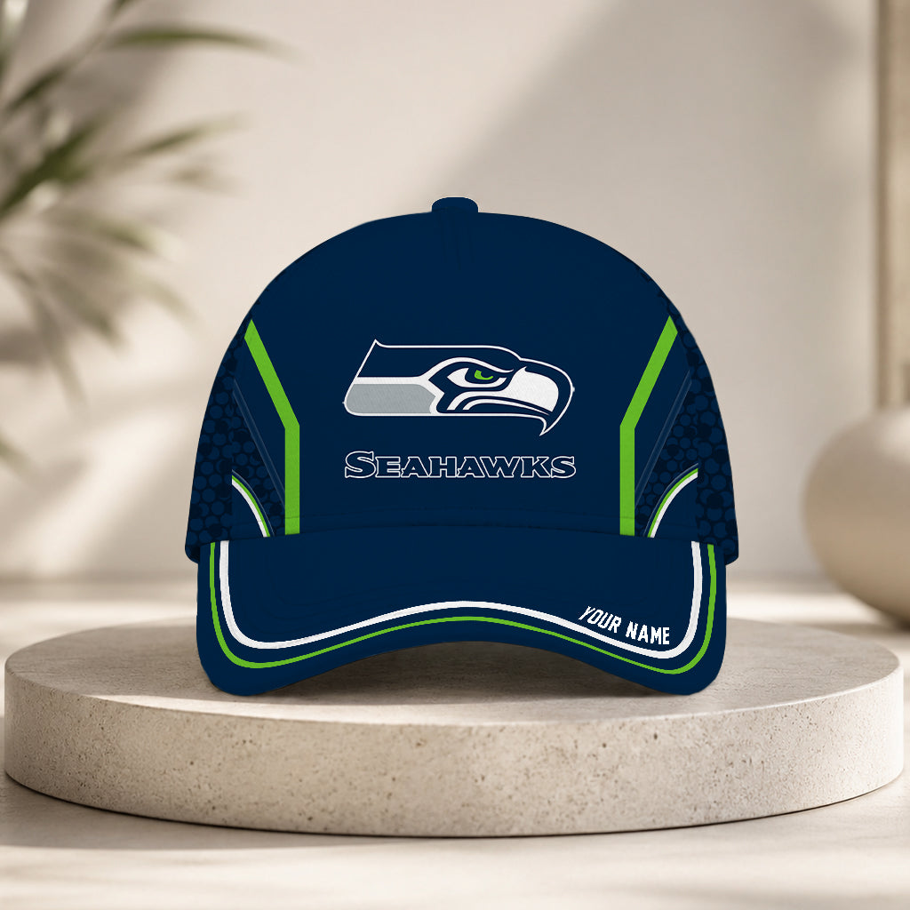 SPECIAL EDITION - NEW CUSTOMIZED NFL06 SSH SEATTLE SEAHAWKS CLASSIC CAP