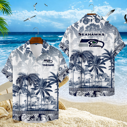 LIMITED EDITION - NEW CUSTOMIZED NFL06 SSH SEATTLE SEAHAWKS UNISEX HAWAIIAN SHIRT