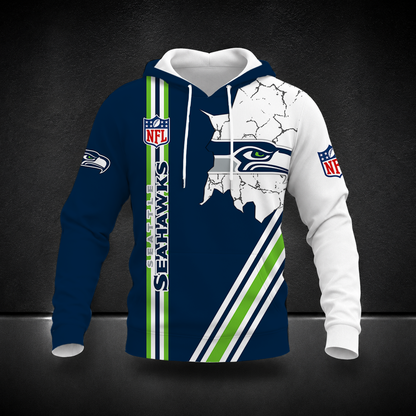 FINAL SALE- NEW CUSTOMIZED NFL06 SSH SEATTLE SEAHAWKS T-SHIRT, POLO SHIRT, ZIP POLO SHIRT, SWEATSHIRT, HOODIE & ZIP HOODIE
