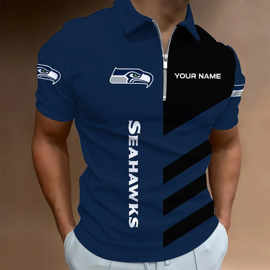 HOT DEAL - NEW CUSTOMIZED NFL06 SSH SEATTLE SEAHAWKS T-SHIRT, POLO SHIRT, ZIP POLO SHIRT, SWEATSHIRT, HOODIE & ZIP HOODIE