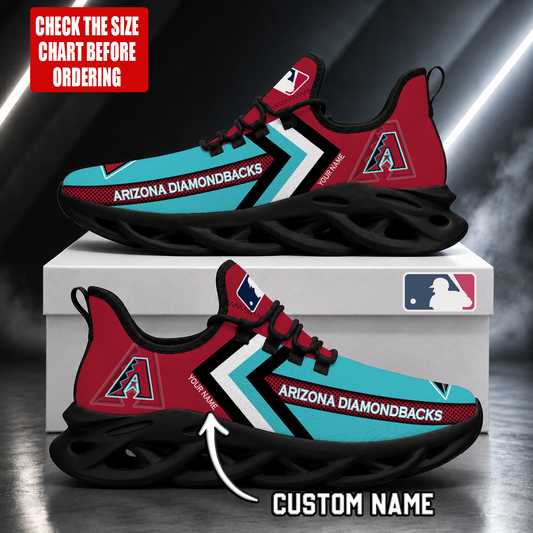 FINAL SALE - NEW CUSTOMIZED MLB07 ADS ARIZONA DIAMONDBACKS MAX SOUL SHOES