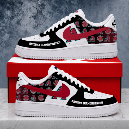 VIRAL EDITION - NEW CUSTOMIZED MLB07 ADS ARIZONA DIAMONDBACKS AF1 SHOES