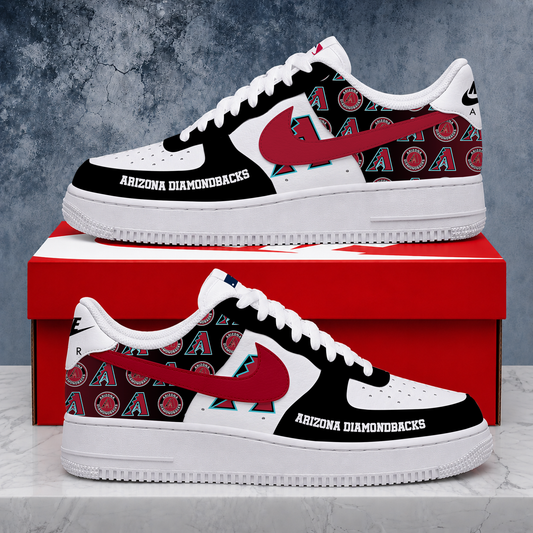 VIRAL EDITION - NEW CUSTOMIZED MLB07 ADS ARIZONA DIAMONDBACKS AF1 SHOES