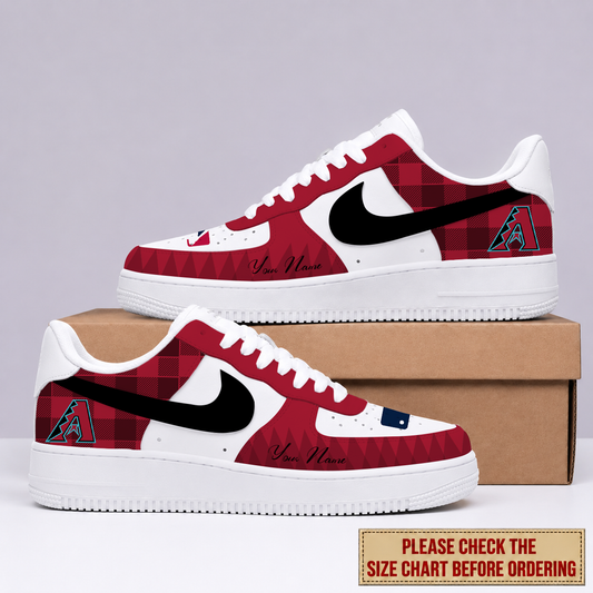 VIRAL EDITION - NEW CUSTOMIZED MLB07 ADS ARIZONA DIAMONDBACKS AF1 SHOES