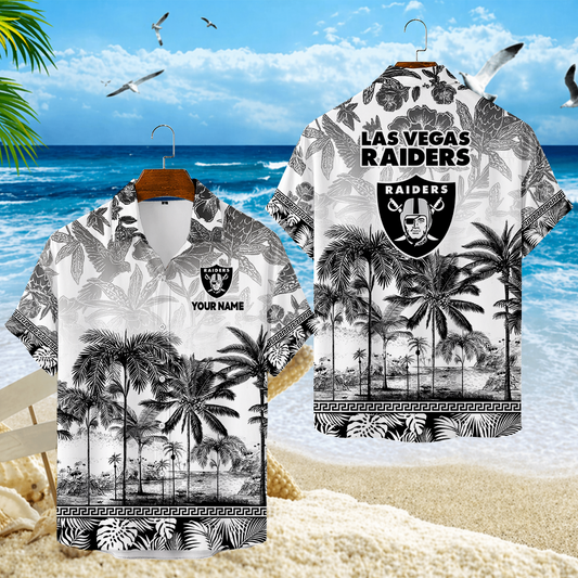 LIMITED EDITION - NEW CUSTOMIZED NFL07 LVR LAS VEGAS RAIDERS UNISEX HAWAIIAN SHIRT