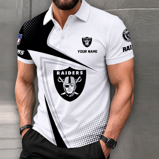FINAL SALE - NEW CUSTOMIZED NFL07 LVR LAS VEGAS RAIDERS T-SHIRT, POLO SHIRT, ZIP POLO SHIRT, SWEATSHIRT, HOODIE & ZIP HOODIE
