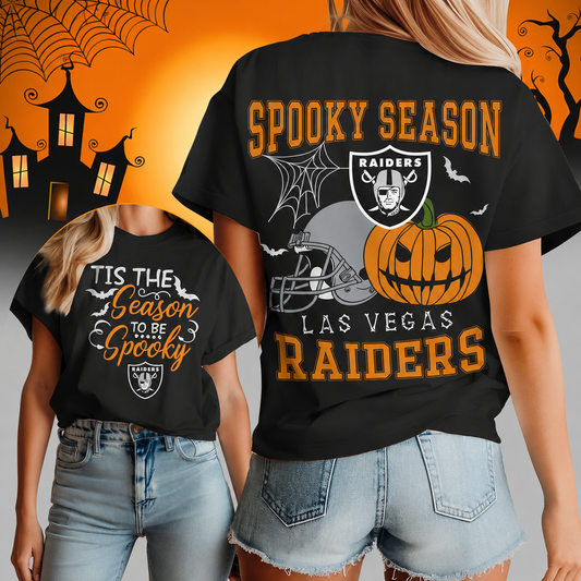 FLASH SALE - NEW CUSTOMIZED NFL07 LVR LAS VEGAS RAIDERS  HALLOWEEN T-SHIRT, HOODIE & ZIP HOODIE