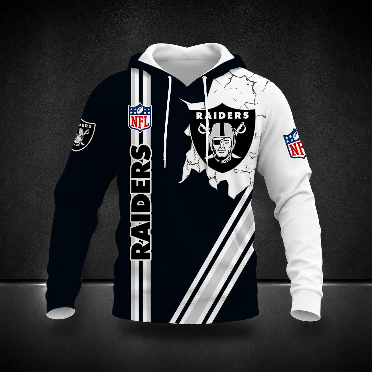 FINAL SALE- NEW CUSTOMIZED NFL07 LVR LAS VEGAS RAIDERS T-SHIRT, POLO SHIRT, ZIP POLO SHIRT, SWEATSHIRT, HOODIE & ZIP HOODIE