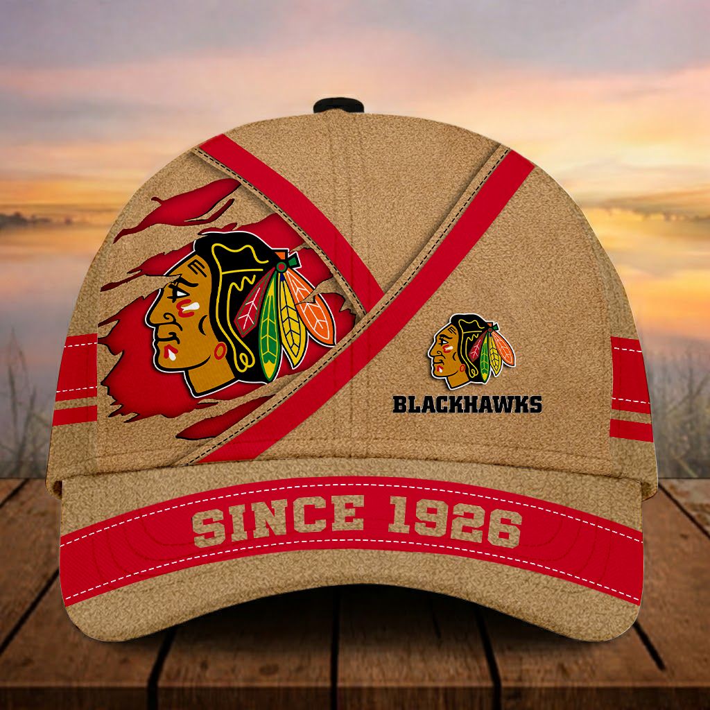 LIMITED EDITION - NEW CUSTOMIZED NHL08 CBH CC BLACKHAWKS CLASSIC CAP