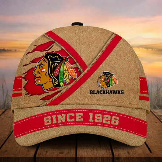 LIMITED EDITION - NEW CUSTOMIZED NHL08 CBH CC BLACKHAWKS CLASSIC CAP