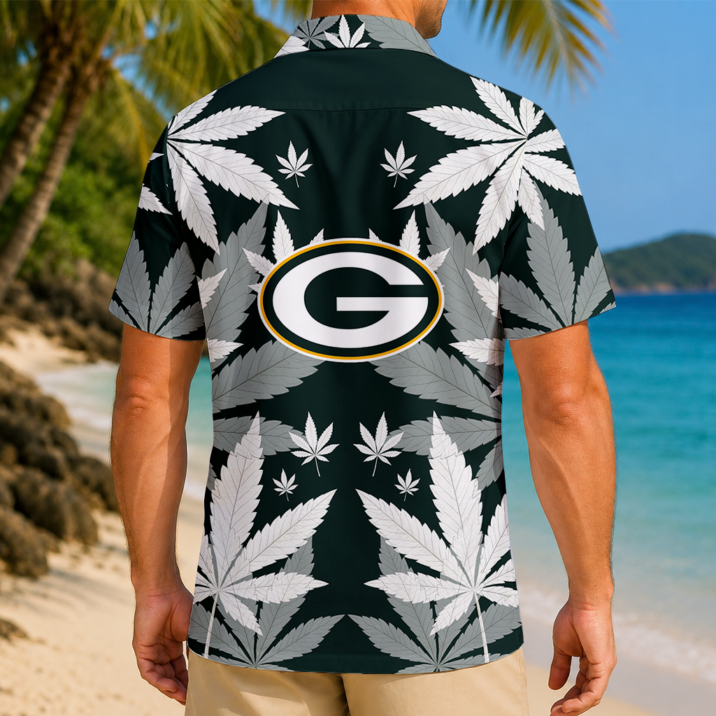 FINAL SALE - NEW CUSTOMIZED NFL08 GBP GREEN BAY PACKERS UNISEX HAWAIIAN SHIRT