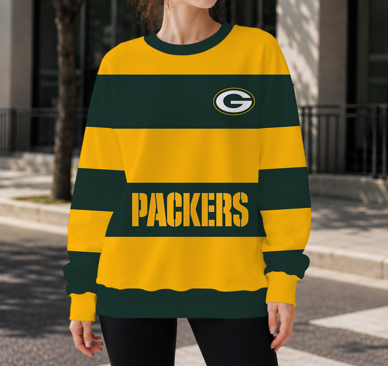 HOT DEAL- NEW CUSTOMIZED NFL08 GBP GREEN BAY PACKERS UNISEX SWEATSHIRT
