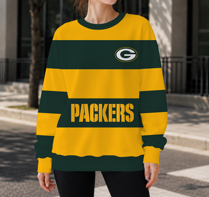 HOT DEAL- NEW CUSTOMIZED NFL08 GBP GREEN BAY PACKERS UNISEX SWEATSHIRT