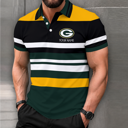 VIRAL EDITION - NEW CUSTOMIZED NFL08 GBP GREEN BAY PACKERS T-SHIRT, POLO SHIRT, ZIP POLO SHIRT, SWEATSHIRT, HOODIE & ZIP HOODIE